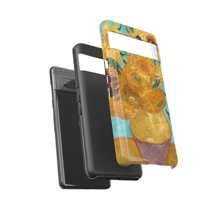 Vase with Twelve Sunflowers by Vincent Van Gogh Phone Cases