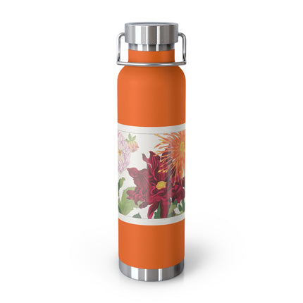 Dahlia by Tanigami Kônan Copper Vacuum Insulated Bottle, 22oz