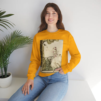 Sur talons rouges (On Red Heels) pl 02 by Gerda Wegener Heavy Blend™ Crewneck Sweatshirt
