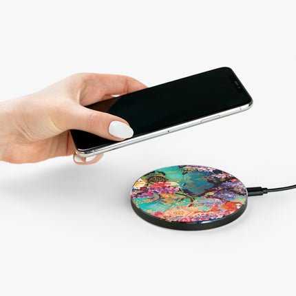 Golden Wisteria Symphony Wireless Charger