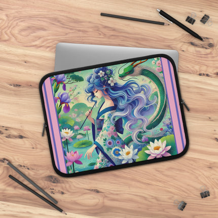 Fairy of the Koi Pond Laptop Sleeve