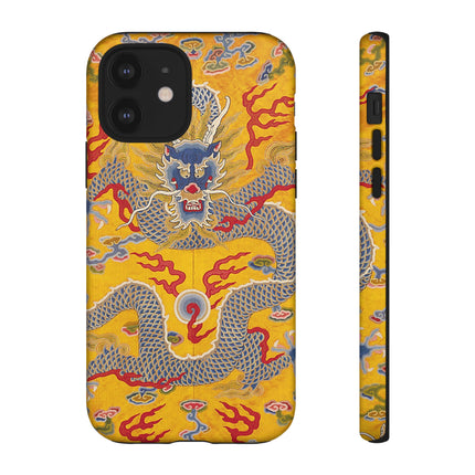 Majestic Dragon Regalia – Imperial 12-Symbol Robe Phone Cases
