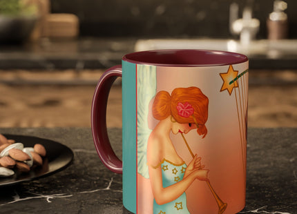 Heavenly Angel Duet Colorful Mugs (11oz, 15oz)