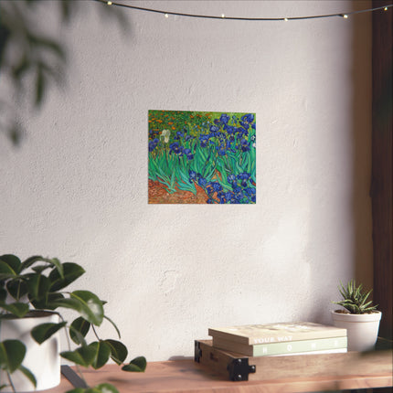 Irises by Vincent Van Gogh Matte Horizontal Posters
