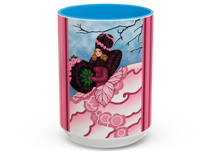Winter Rose Empress Colorful Mugs (11oz, 15oz)