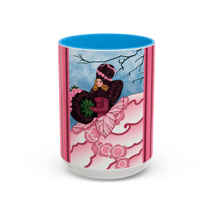 Winter Rose Empress Colorful Mugs (11oz, 15oz)