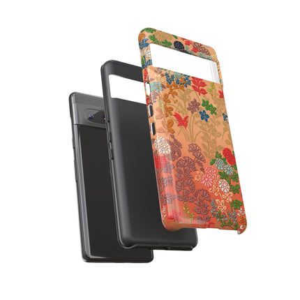 Ornamental Japanese Flower Pattern Phone Cases