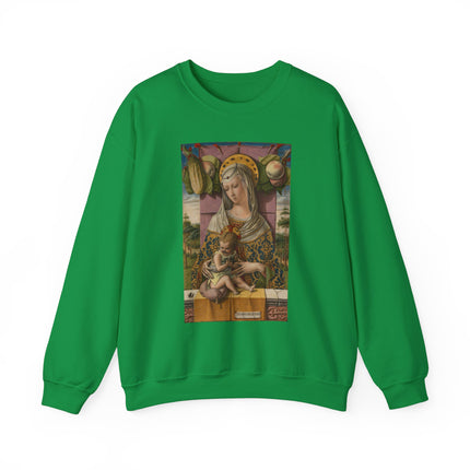 Madonna and Child by Carlo Crivelli Heavy Blend™ Crewneck Sweatshirt
