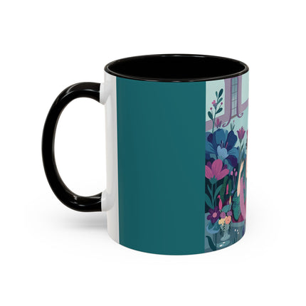 The Ladies Of The Secret Masquerade Colorful Mugs – Art Deco Floral Mystery