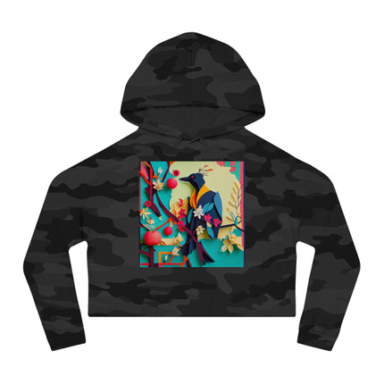 Curious Crow Women’s Cropped Hooded Sweatshirt