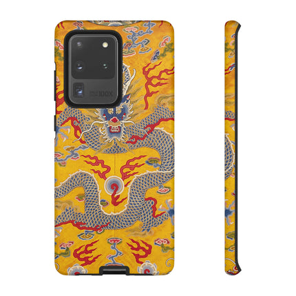 Majestic Dragon Regalia – Imperial 12-Symbol Robe Phone Cases