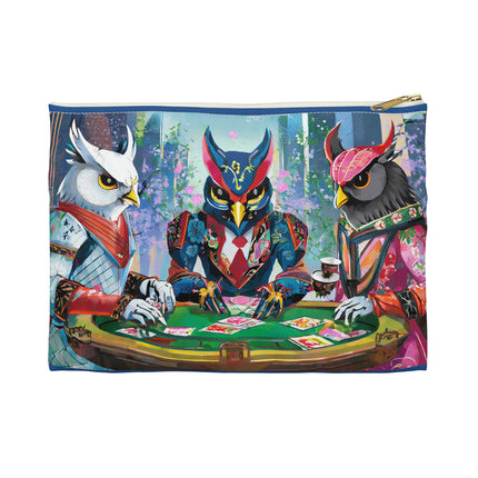 Cyberpunk Owl & Raven Pencil Case