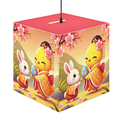 Whimsical Springtime Exchange Light Cube Lamp