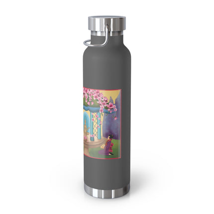 A Dance of Colors and Serenity by Carlo Chiostri Copper Vacuum Insulated Bottle, 22oz