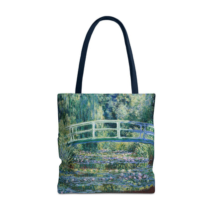 Water Lilies and Japanese Bridge by Claude Monet Tote Bag (AOP)