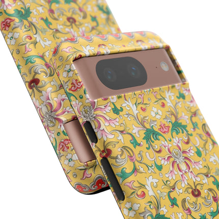 Yellow Botanical Pattern by Owen Jones Phone Cases