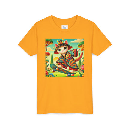 Dragon Dance on Wheels Youth Short Sleeve Tee