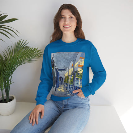 Gallery of a Moroccan Riad by George Gaudion Heavy Blend™ Crewneck Sweatshirt
