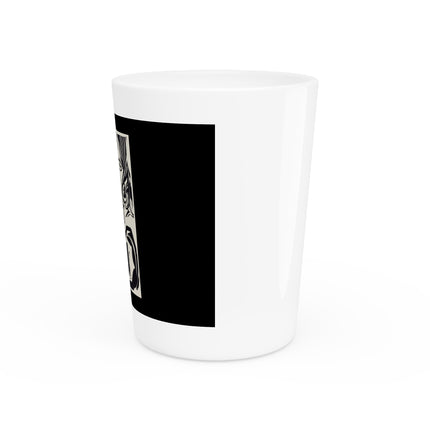 The Large Cow by Ernst Ludwig Kirchner Ceramic Shot Glass