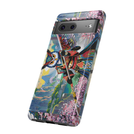 Cyberpunk Samurai Owl Phone Cases