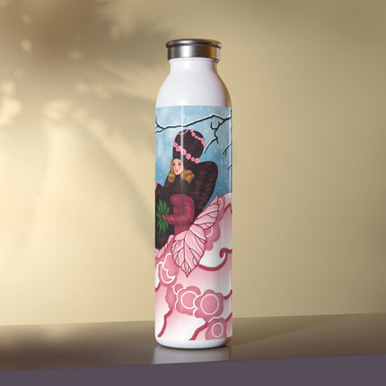 Winter Rose Empress Slim Water Bottle