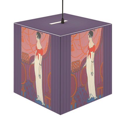 L’Entracte by Georges Lepape Light Cube Lamp