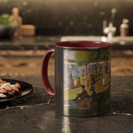 A Sunday on La Grande Jatte by Georges Seurat Colorful Mugs (11oz, 15oz)