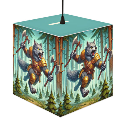 🐾⚔️ The Wolverine Vanguard Light Cube Lamp – Untamed Strength & Fearless Resolve