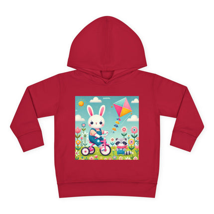 Breezy Meadow Ride Toddler Pullover Fleece Hoodie