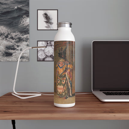 A Buddhist Lama at a Feast at Pemionchi Monastery by Vasily Vereshchagin Slim Water Bottle