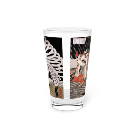Mitsukuni Defying the Skeleton Spectre by Utagawa Kuniyoshi Glass, 16oz