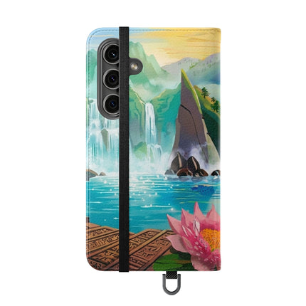 🐉💎 Wisdom's Guardian Flip Case – Dragon's Embrace & Eternal Wisdom