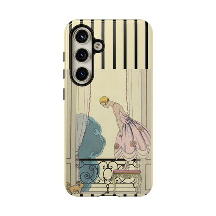 Falbalas et fanfreluches, La Souris by George Barbier Phone Cases