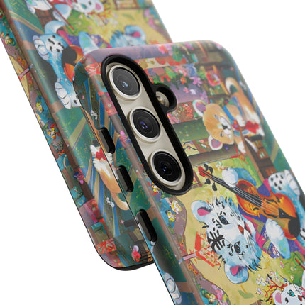 Melodies of the Snow Lion Cub Phone Cases