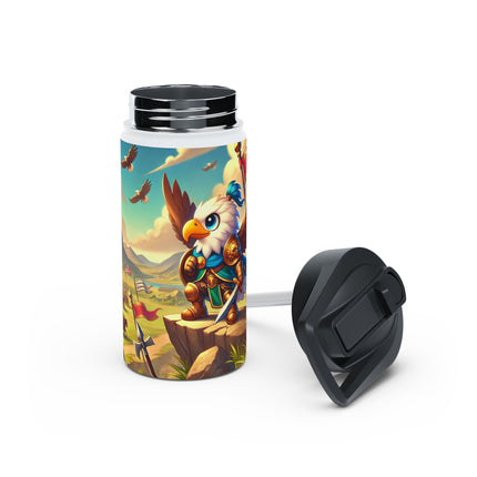 Watchful Guardian Stainless Steel Water Bottle, Standard Lid