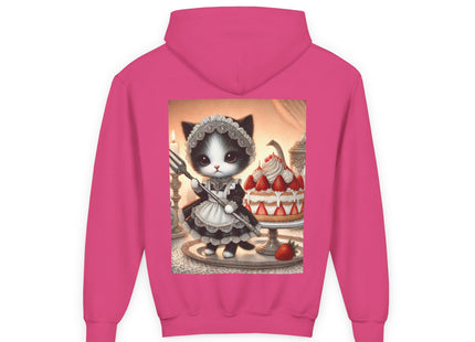 Patisserie Kitten Youth Heavy Blend Hooded Sweatshirt