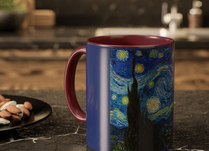 The Starry Night by Vincent Van Gogh Colorful Mugs (11oz, 15oz)