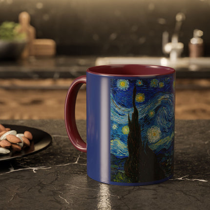 The Starry Night by Vincent Van Gogh Colorful Mugs (11oz, 15oz)