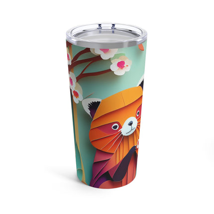 A Playful Red Panda Tumbler 20oz