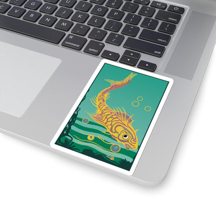 Golden Serenity Kiss-Cut Stickers (4 Sizes)
