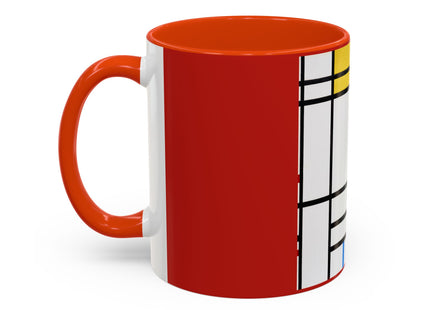 Place de la Concorde by Piet Mondrian Colorful Mugs (11oz, 15oz)