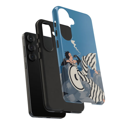 Art Deco Smoker Phone Case – Glamorous Lounging & Timeless Allure