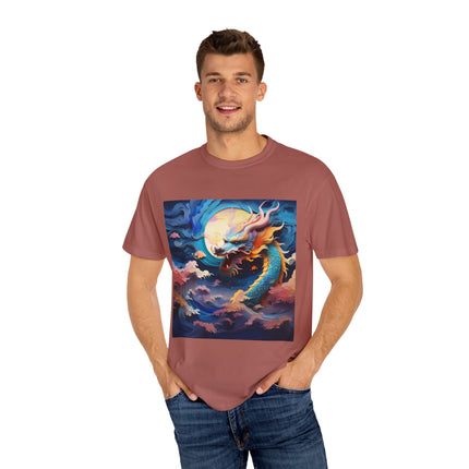 A Dragon's Ascent Unisex Garment-Dyed T-shirt