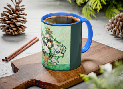 Roses by Vincent Van Gogh Colorful Mugs (11oz, 15oz)