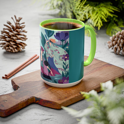 The Ladies Of The Secret Masquerade Colorful Mugs – Art Deco Floral Mystery