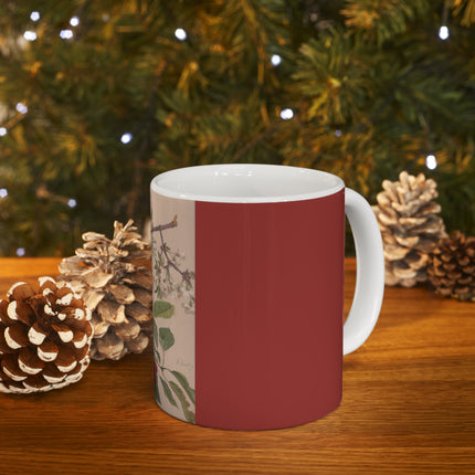 Watercolor of a Cherry Branch by Alice Bailly Ceramic Mug 11oz