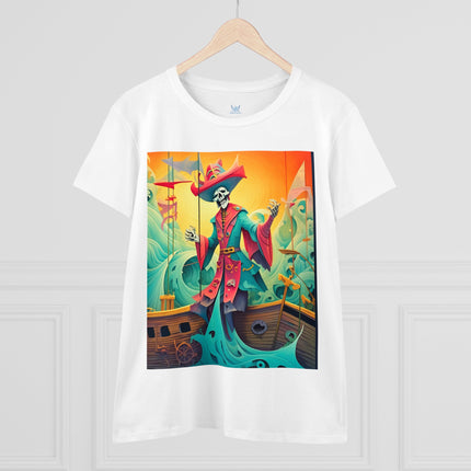 Skeleton Crew of the Misty Seas Women's Midweight Cotton Tee