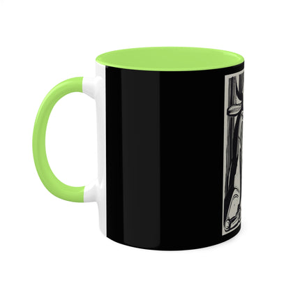 The Large Cow by Ernst Ludwig Kirchner Colorful Mugs, 11oz