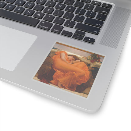 Flaming June by Frederic Leighton Kiss-Cut Stickers (4 Sizes)
