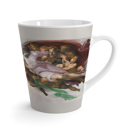 The Creation of Adam by Michelangelo Buonarroti Latte Mug